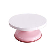 FINEDECOR - FANCY TURN TABLE - WHITE/PINK - FD 2941, (28 Cm)